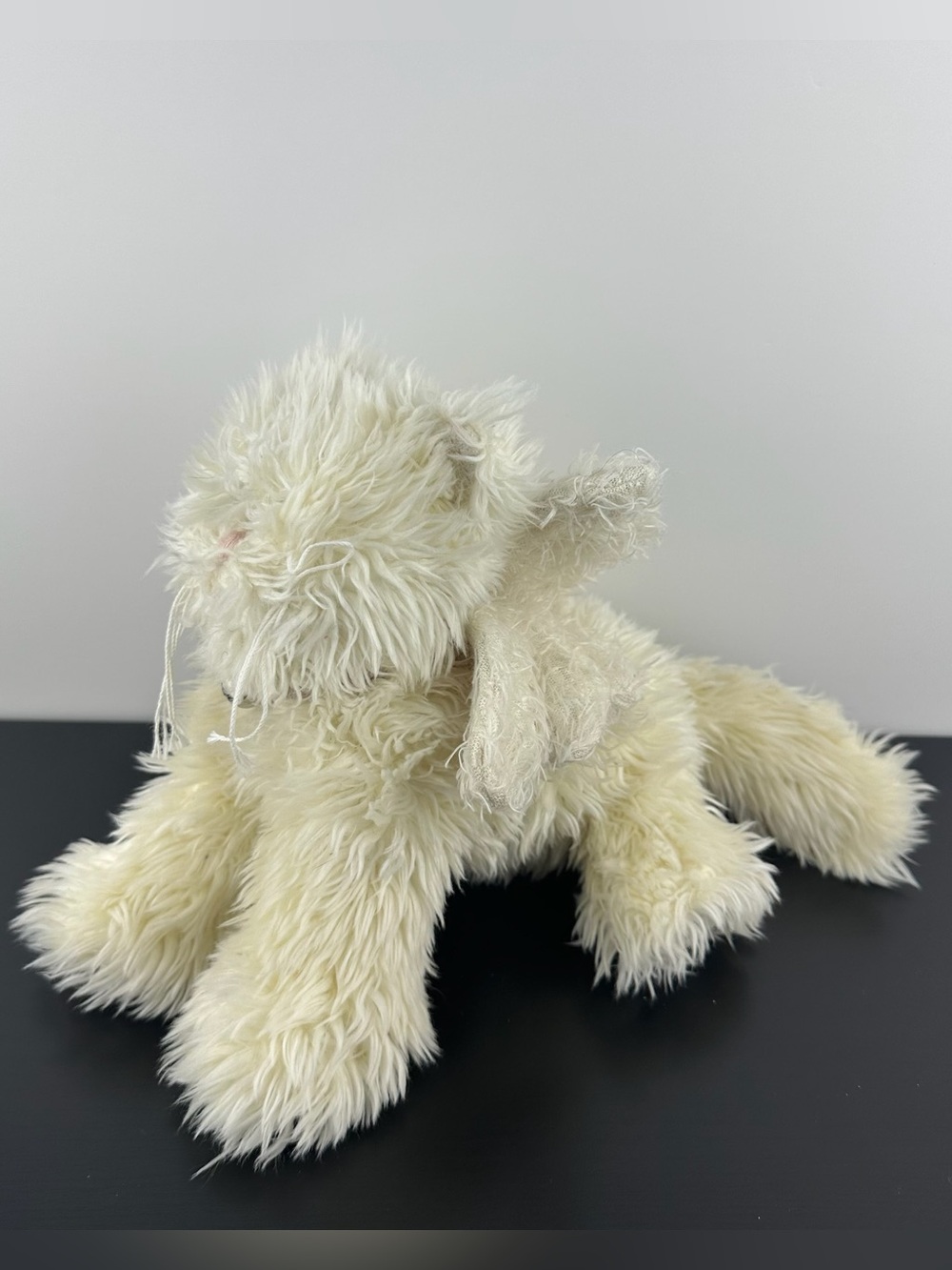 Ganz RARE Heritage Innocence Cat 9” HX4763 White Angel Wings Bell Collar Plush